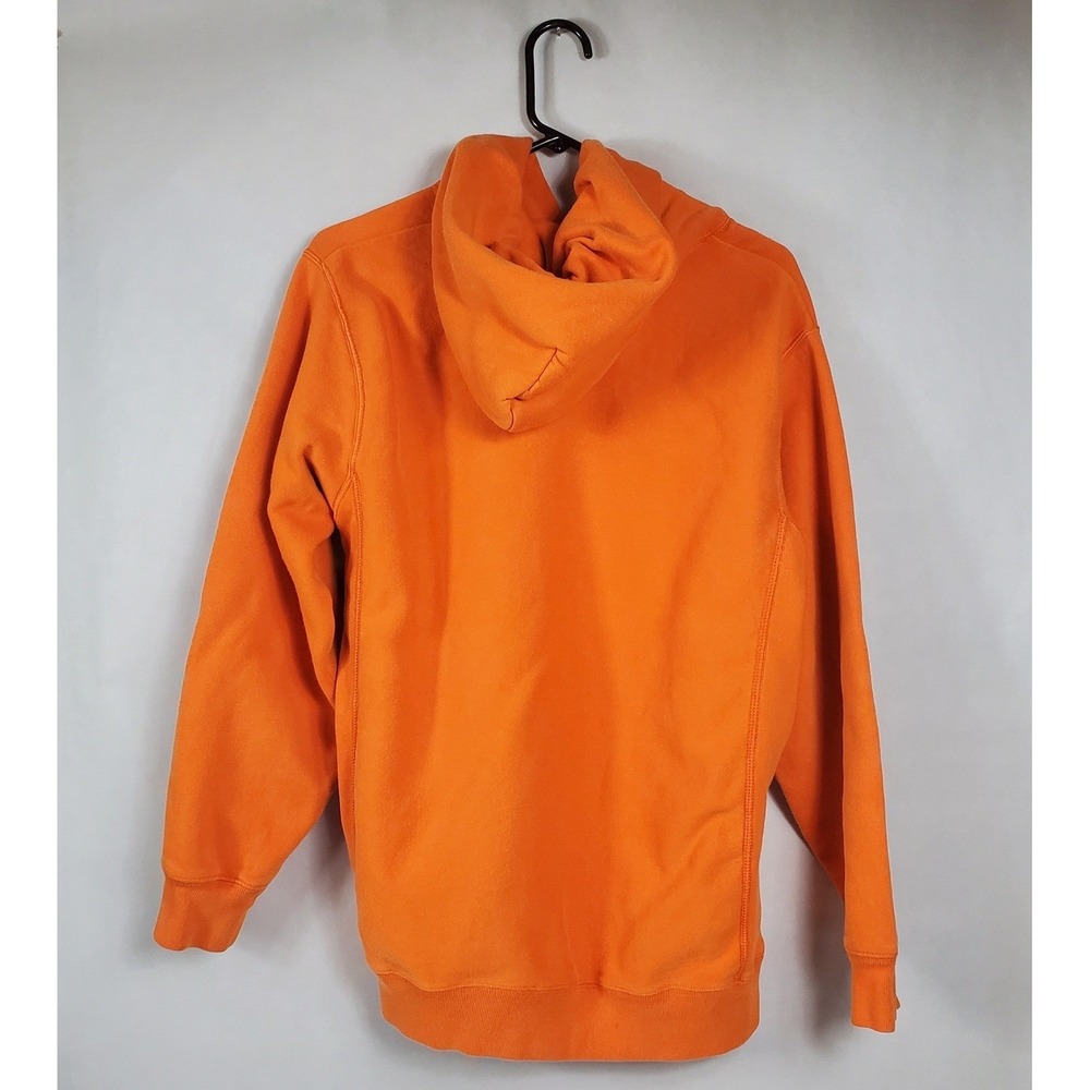 Polo Jeans Co Ralph Lauren Mens Orange Graphic Pullover‎ Hoodie Medium RN67437 - Picture 2 of 12